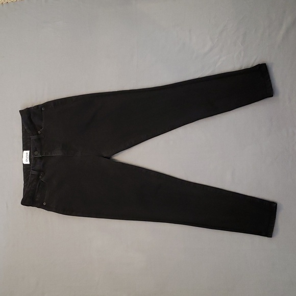 DUER High Rise Skinny Jeans Black Women's 32 - Picture 2 of 8